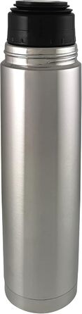 Термос Helios 1104 Active 1 л, нержавіюча сталь, BPA-free, для гарячих та холодних напоїв, сріблястий, для туризму та активного відпочинку