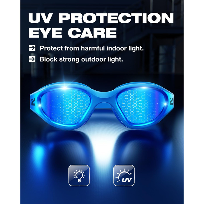 Окуляри для плавання ZIONOR G1 NAVA Anti-Fog (A0-Blue/Blue) - професійні, для дорослих, 100% UV-захист