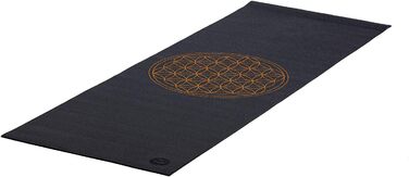 Йога-мат Bodhi Leela Collection, нековзкий, без шкідливих речовин, праний, з ПВХ, спортивний килимок для йоги, пілатесу, гімнастики
