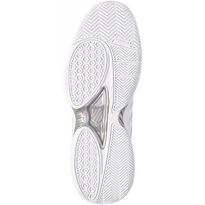 Тенісне взуття K-Swiss Receiver V для чоловіків (42 EU, білий, Peacoat, Silver)