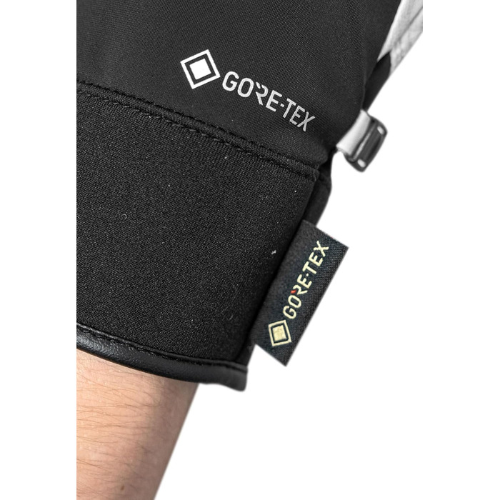 Reusch Jupiter Gore-TEX зимові утеплені водонепроникні вітрозахисні унісекс лижні рукавички для дорослих, чорні-білі-червоні, розмір 10.5