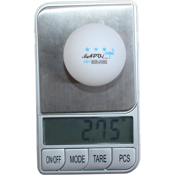 М'ячі для настільного тенісу MAPOL, 3 зірки, для досвідчених гравців, 100 шт, білі