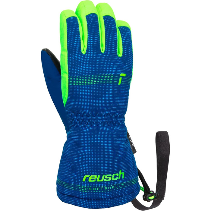 Дитячі зимові рукавички Reusch Maxi R-TEX XT водонепроникні та вітрозахисні, синьо-зелені, розмір IV (4-5 років)