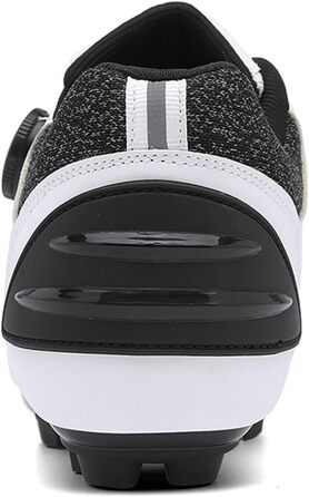 Велотуфлі MTB для чоловіків та жінок, сумісні з SPD, з клітами, дихаючі, зносостійкі, білі (43 EU)