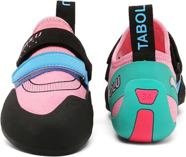 Дитячі скелелазні туфлі для початківців, Indoor, Bouldering, легкі, рожеві, 34 EU