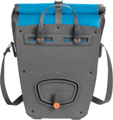 Велосумка VAUDE Aqua Back Plus Single 25 л, водонепроникна, для заднього багажника, проста установка, Німеччина, колір Icicle