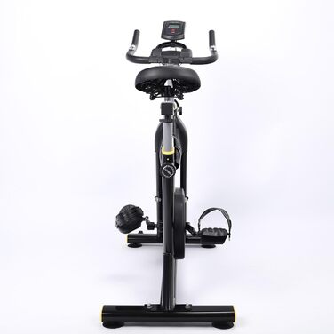 Фітнес-велотренажер TechFit з маховиком 8 кг, 99 рівнів опору, регульоване сидіння/кермо, датчик пульсу, тримач для планшета, до 120 кг, ергономічні педалі, для початківців та професіоналів