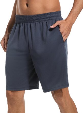 Шорти баскетбольні чоловічі OYGSieg, спортивні шорти з кишенями, швидковисихаючі, для тренувань, бігу, повсякденного носіння, комплект 6 шт. (XXL)