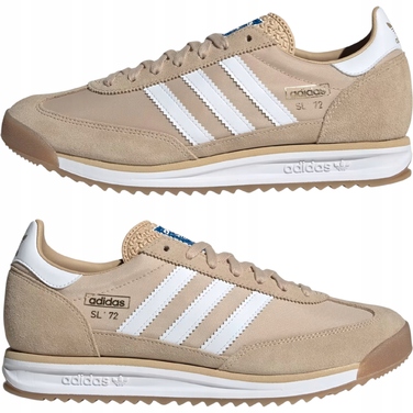 Кросівки унісекс Adidas SL72 OG JQ9554 бежеві, шкіра та текстиль, ретро, 37 1/3