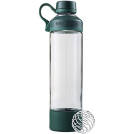 Скляна пляшка BlenderBottle Mantra 600 мл, зелена, з BlenderBall, для води, йоги та протеїну, BPA-free
