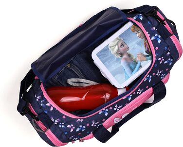 Спортивна сумка-рюкзак для дітей: рожева, фіолетова, блакитна (рожево-блакитна)