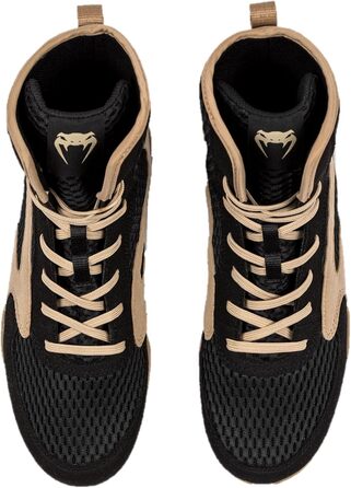 Боксерські черевики Venum Contender для чоловіків та жінок, чорно-пісочні