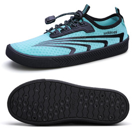 Чоботи для плавання WateLves: чоловічі та жіночі, для пляжу, аквашузи, босоніжки для плавання, швидко сохнуть, колір: місячний зелений, розмір EU 37