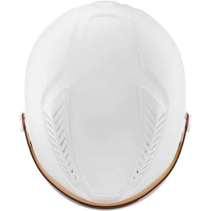 Гірськолижний шолом uvex HLMT 600 Visor для дорослих, білий матовий, 53-55 см