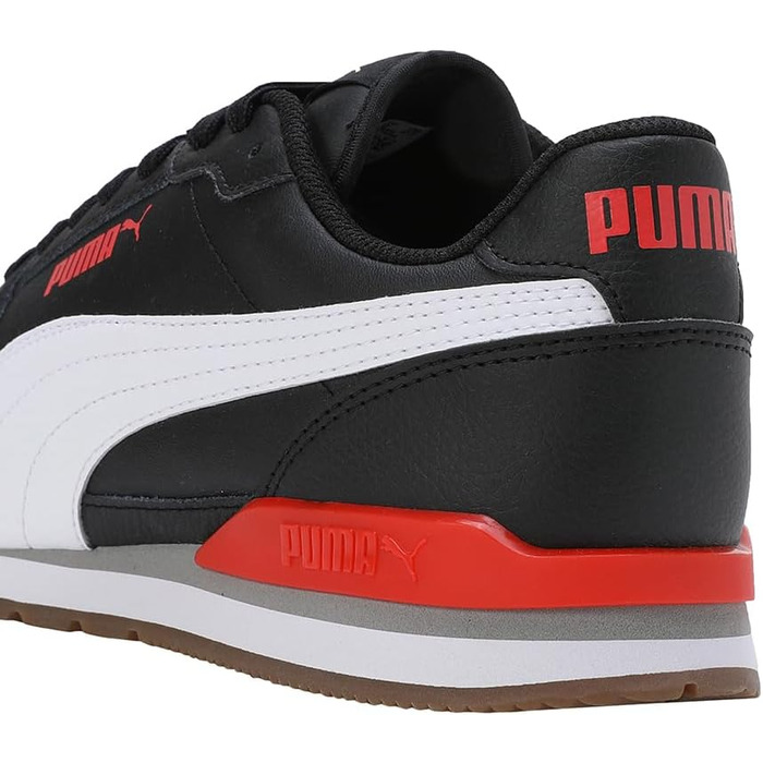 Кросівки PUMA St Runner V3 Nl, унісекс, чорно-біло-червоні (42 EU)