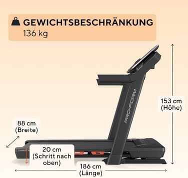 Бігова доріжка ProForm Carbon TLX - для ефективних кардіотренувань