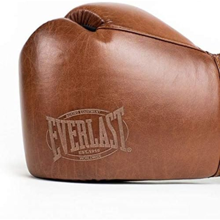 Боксерські рукавички Everlast 1910 Classic, унісекс, 12oz, коричневі, для тренувань