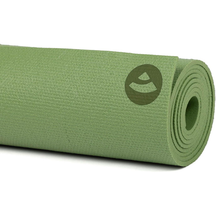 Йога-мат Bodhi Rishikesh Premium 60, антиковзкий, екологічний, для йоги та пілатесу, OEKO-TEX, вироблено в Німеччині, яблучно-зелений