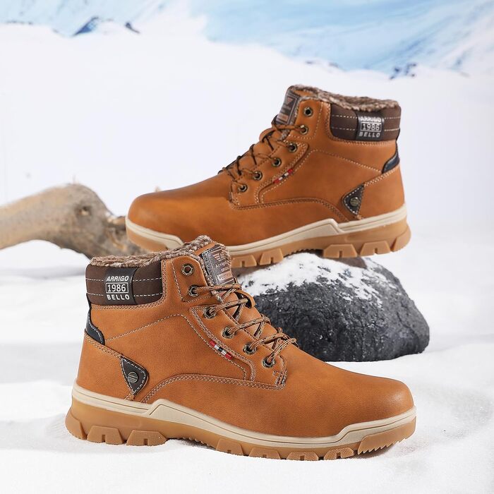 Чоботи зимові чоловічі Arriggo Bello, жовті, 41-46 EU, утеплені, антиковзаючі, для трекінгу та хайкінгу