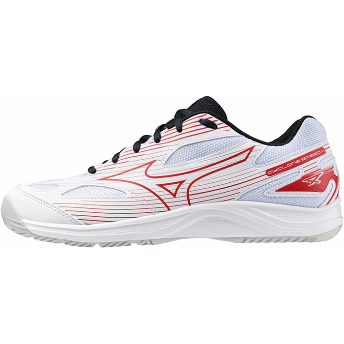 Волейбольне взуття Mizuno Cyclone Speed 4 для чоловіків, біле, 44.5 EU, Salsa Black