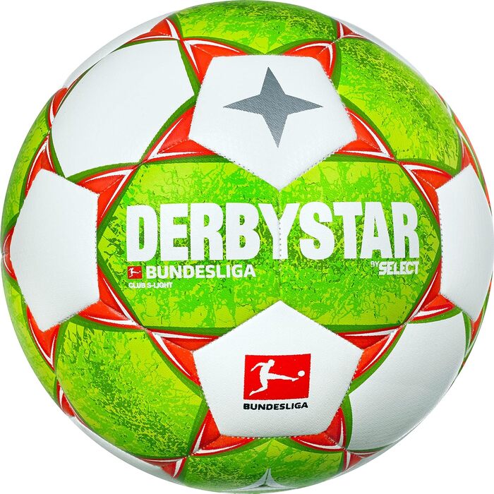Дитячий футбольний м'яч Derbystar Bundesliga Club S-Light V21, розмір 5, різнокольоровий