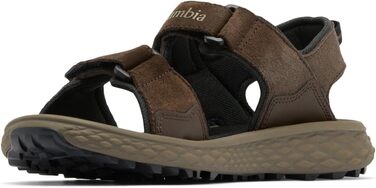 Columbia Konos Hiker 2-Strap: Чоловічі трекінгові сандалі, 44 EU, Cordovan Black