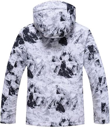 Спортивний костюм YEEFINE для чоловіків, гірськолижний, розмір L, білий + білий