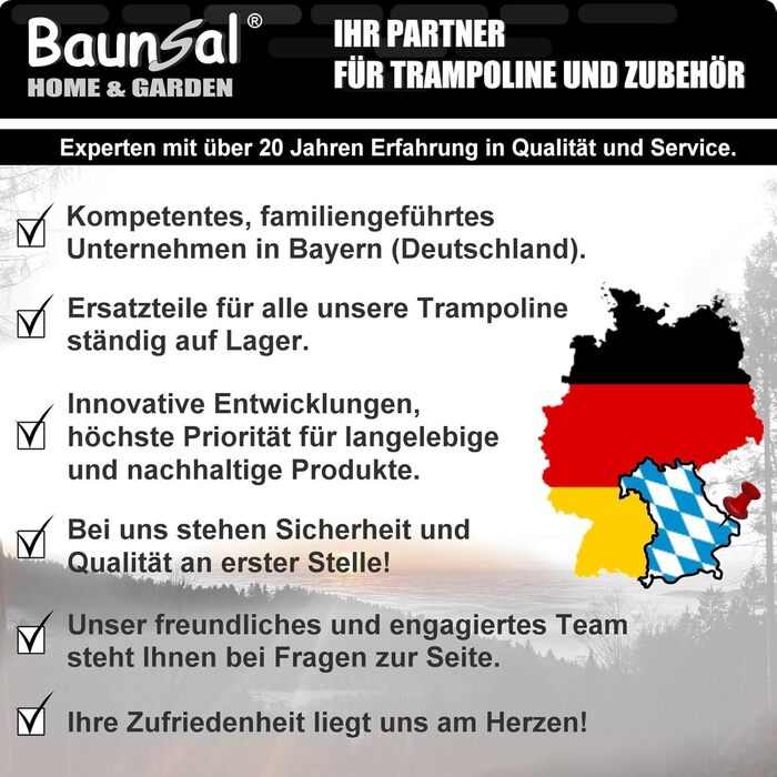 Батут для дітей на вулицю Ø 305 см, повний комплект, чорний