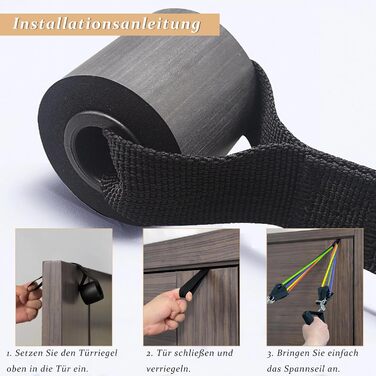 Набір гумових еспандерів для фітнесу з ручками 5 шт. Resistance Bands для пілатесу, йоги, силових тренувань вдома