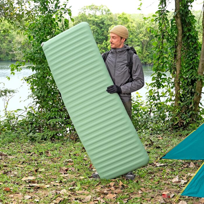 Самонадувний килимок для сну Bestway ComforTrek 183x63.5x7.6 см, односпальний, туристичний