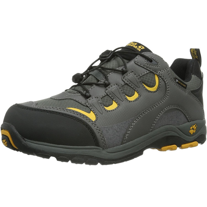 Дитячі трекінгові черевики Jack Wolfskin Ambition Texapore, 32 EU, чорний/жовтий