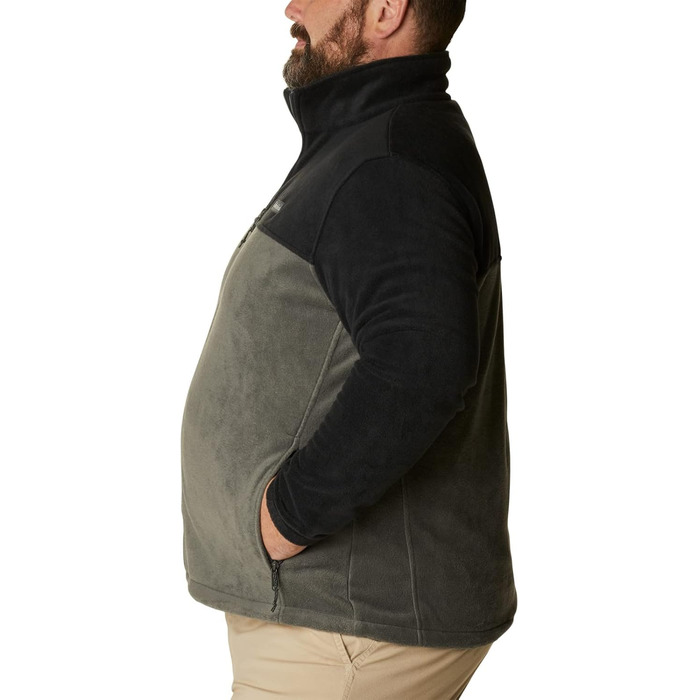Чоловіча флісова куртка Columbia Steens Mountain Full Zip 2.0 на блискавці, чорна (Black/Grill), розмір L