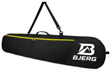 Чохол-рюкзак для сноуборда Bjerg Boardbag, до 150 см, чорно-жовтий, Made in Europe