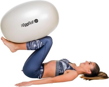 Гімнастичний м'яч PEZZI Eggball MAXAFE 45 см, зелений, сидячий м'яч для фітнесу