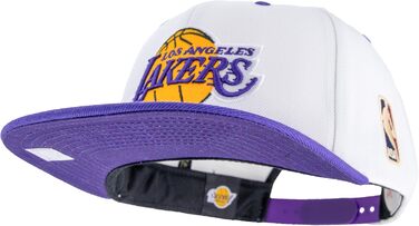 Кепка Mitchell & Ness NBA Lakers Snapback універсального розміру (біло-фіолетова)