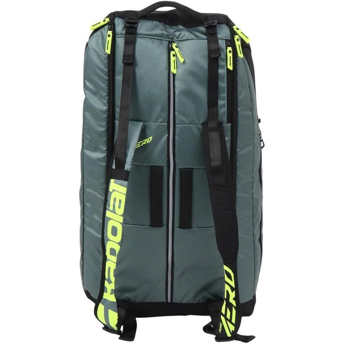 Ракетка для тенісу Babolat Pure Aero RH x12 (Сірий/Чорний/Жовтий) - професійна, для гри на корті