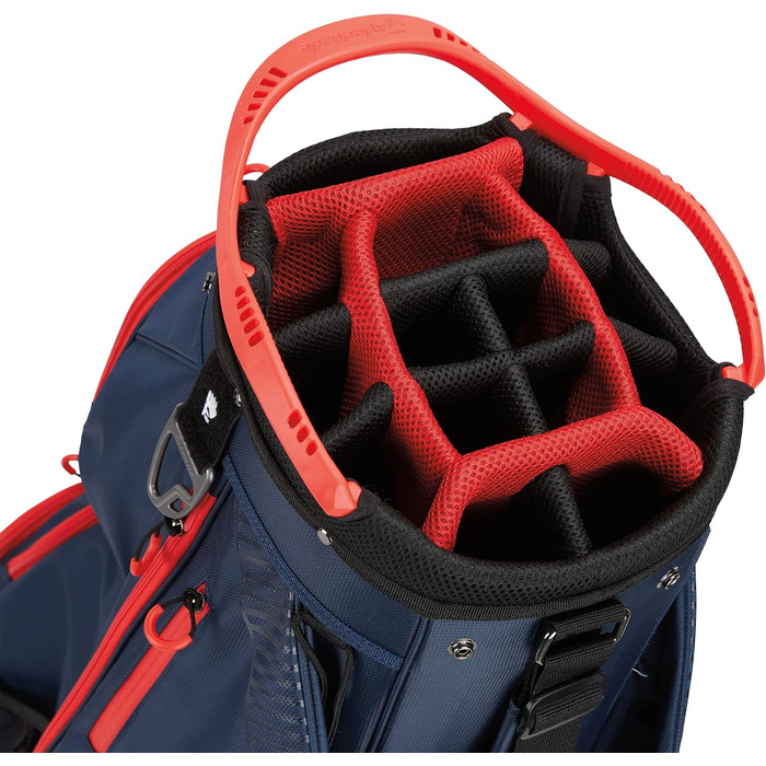 Сумка для гольфу TaylorMade Pro Stand & Cart Bag Navy/Red, для використання з гольф-карт