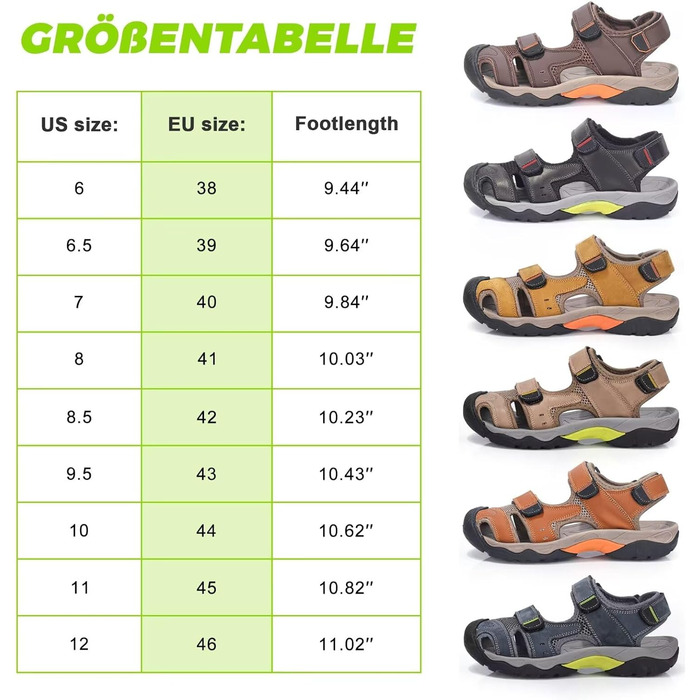 Чоловічі спортивні сандалії VisionReast для хайкінгу та активного відпочинку. Чорні сандалі для туризму та подорожей, 41 EU, з клямкою.