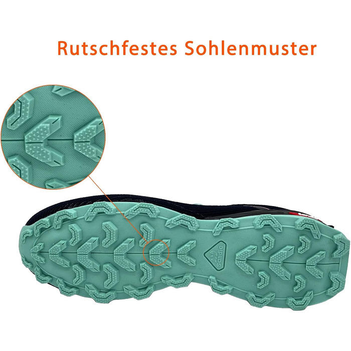 Чоловічі та жіночі трекінгові кросівки для хайкінгу та бігу. Зручні кросівки для активного відпочинку. Кольори: чорний, зелений. Розміри: 38 EU, Navy, Hellblau, Fuchsia