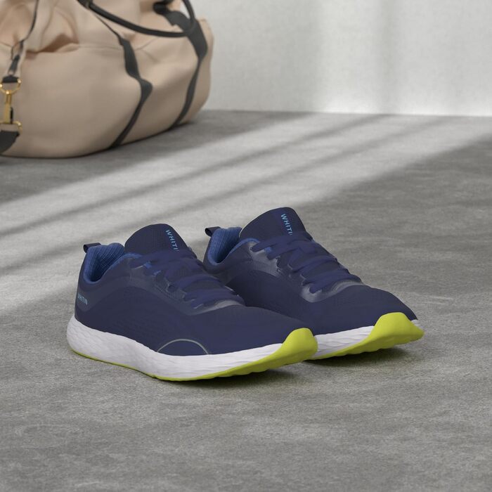 Чоловічі бігові кросівки WHITIN Zero Drop з широкою передньою частиною, розмір 44.5 EU, колір блакитний