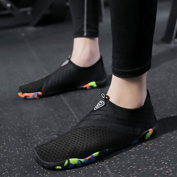 Чоловічі та жіночі аквашузи Barfußschuhe, дихаючі, швидковисихаючі, антиковзкі, зелені (36-42 EU)