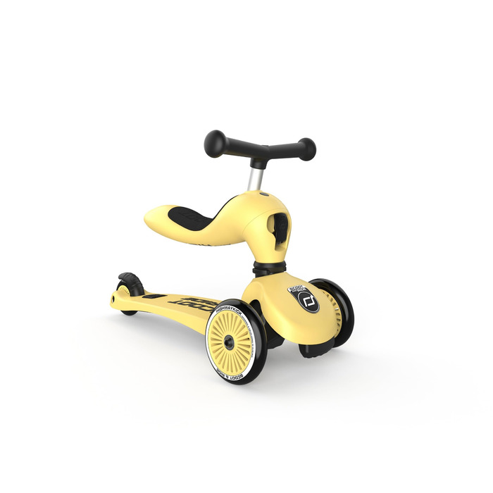 Kickboard Highway Kick 1 Scoot & Ride 2-в-1 з сидінням (жовтий)