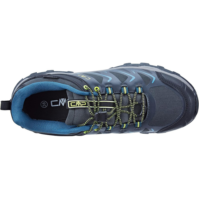 Дитячі черевики CMP Byne Low WP - водонепроникні, для активного відпочинку, 34 EU, сірий/зелений