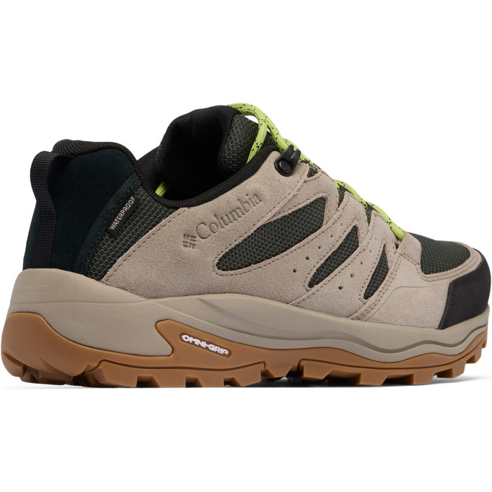 Чоловічі трекінгові черевики Columbia Redmond™ IV Low Waterproof Mid Rise, 49 EU, Gravel Napa Green