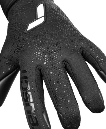 Воротарські рукавиці Reusch Pure Contact Infinity Junior для футболу (чорні) - для дітей та підлітків, для штучного газону