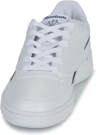 Кросівки Reebok Club C 85 Vegan для чоловіків, білі з синіми деталями, розмір 37.5 EU