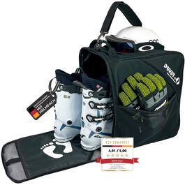 Чохол для лиж Driver13 з відділенням для шолома та регульованим плечовим ременем, 41 x 27 x 43 см, чорний