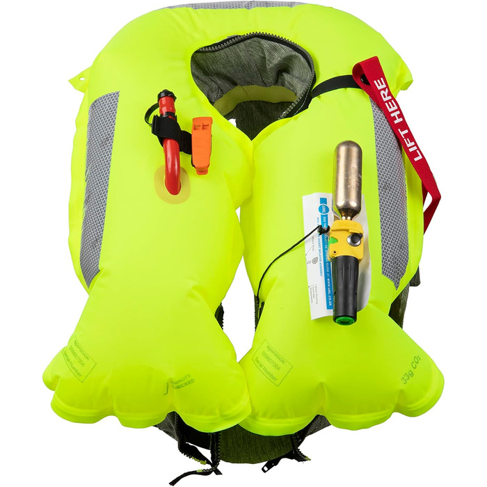 Рятувальний жилет Spinlock Deckvest LITE чорний, легкий, ультракомпактний, зручний дизайн, страховий пояс