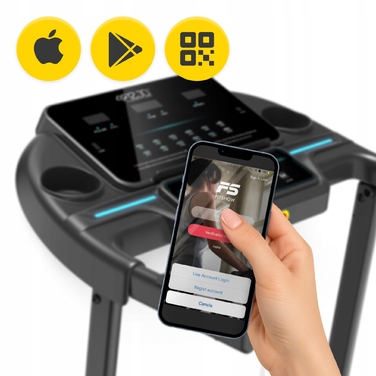 Електрична бігова доріжка 4FIZJO MY-SPEED до 90 кг