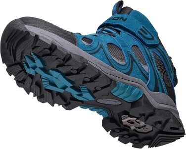 Дитячі зимові черевики ASHION для хлопчиків та дівчаток, снігоступи, теплі, з підкладкою, трекінгові черевики (33 EU, небесно-блакитний)